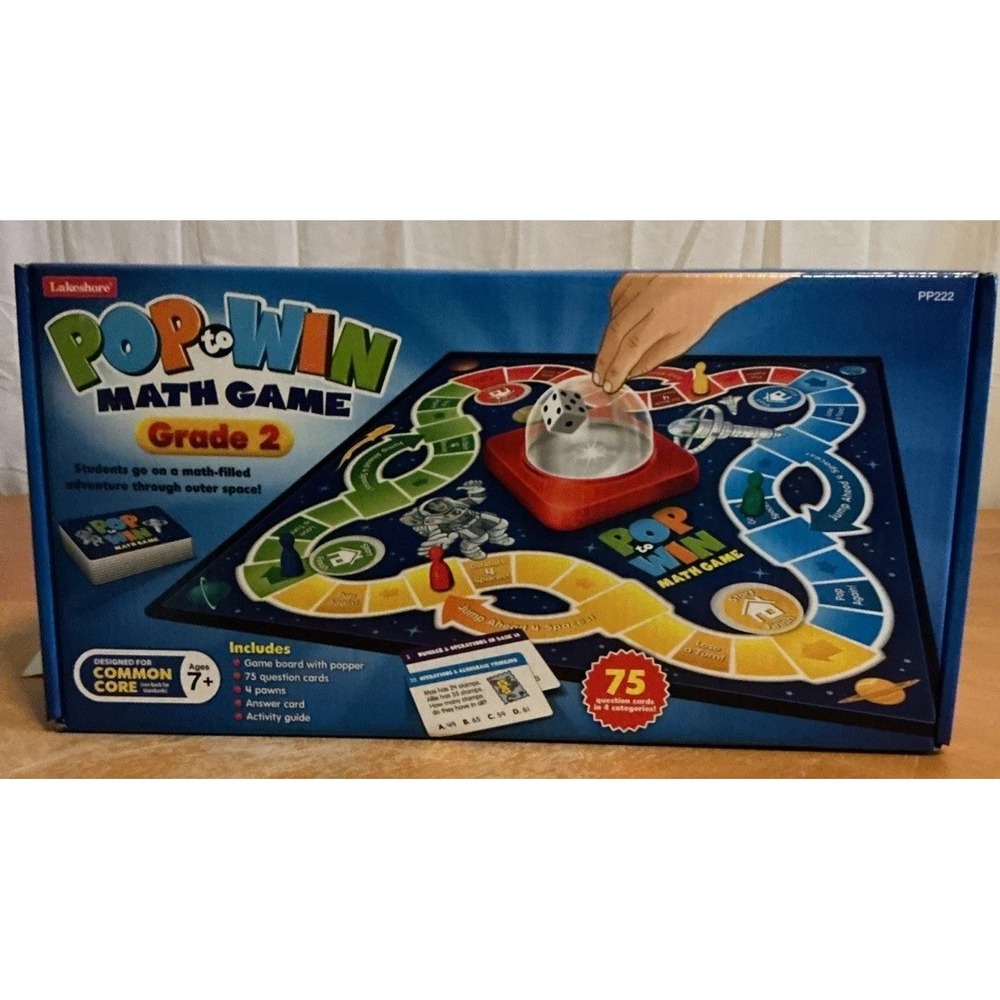 Lakeshore POP TO WIN Math Learning Game - Grade 2